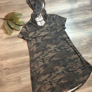 Camo mini dress